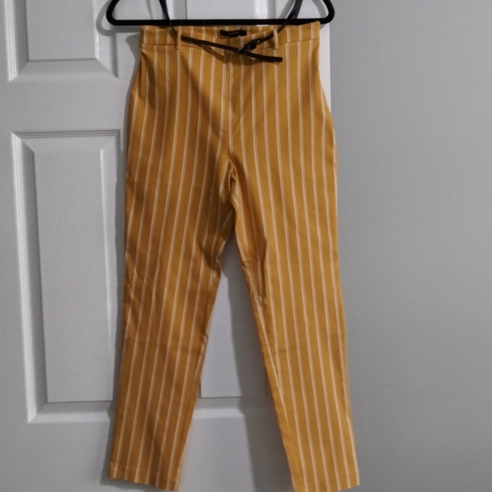 Forever 21 Work Pants w/belt NWT